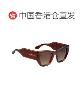 1h可退 香港直邮ETRO 女士太阳镜 ETRO0017S2LFHA CO 酒红色