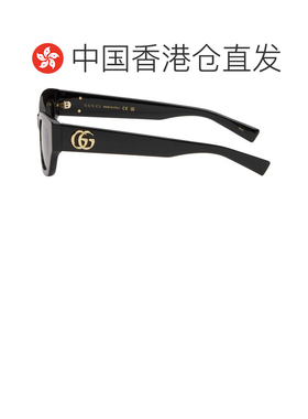 1h可退 香港直邮Gucci 古驰 女士 黑色 Low Nose Bridge Fit 太阳
