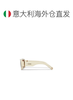 1h可退 欧洲直邮JACQUEMUS 女士太阳镜 JAC60C2SUN130 SS2025 白