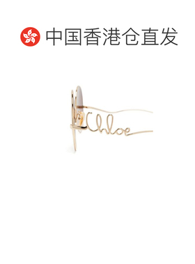 香港直邮Chloe 蔻依 女士 CH0329S 002 60/19/140 金色棕色太阳眼