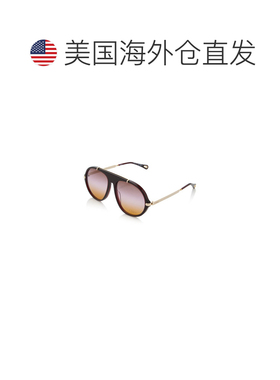 美国直邮Chloe 蔻依 女士 飞行员醋纤太阳眼镜 red红色 舒适时尚