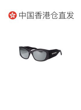 香港直邮BALENCIAGA 女士眼镜 BB0329S003 SS2025 黑色 几何框太