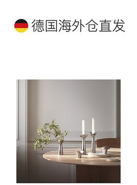 Georg Jensen乔治杰生北欧风Bloom小号不锈钢花瓶
