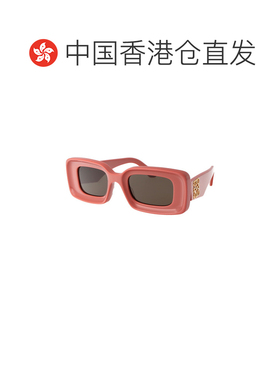 1h可退 香港直邮LOEWE 女士眼镜 LW40101I72E AW2025 棕色 几何框