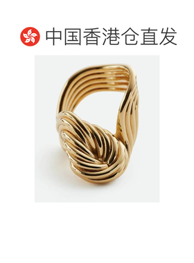 香港直邮Bottega Veneta 波浪形戒指 857372VAHU0
