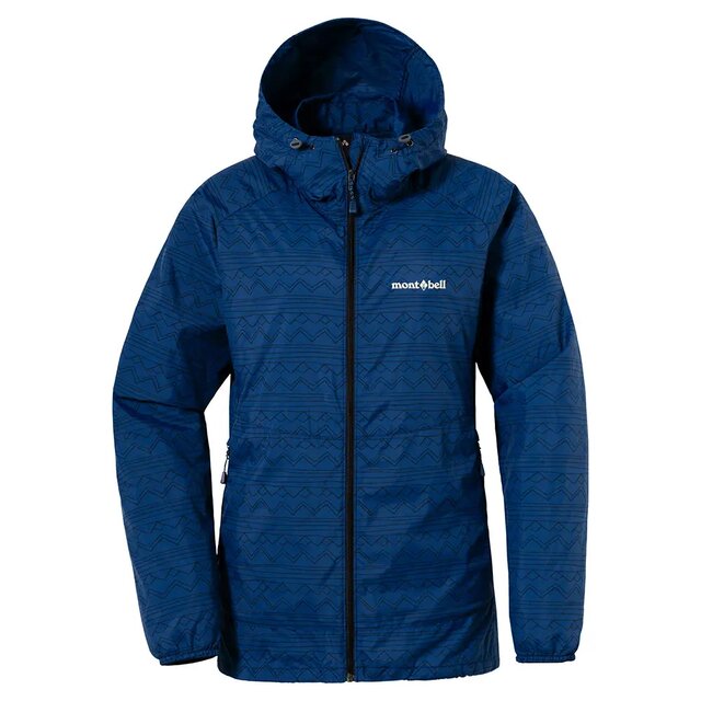 Hong Kong direct mail mont-bell women's outdoor windbreaker 11032653 CO blue Wind Blast P
