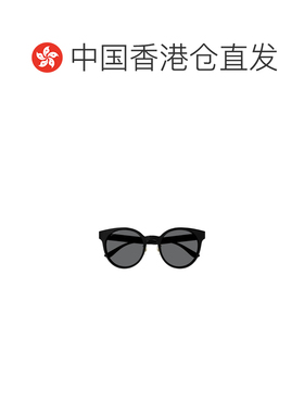 1h可退 香港直邮GUCCI 女士太阳镜 GG1339SK002 CO 黑色 徽标太阳