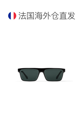 自营1h可退 欧洲直邮LV路易威登 男士黑色醋酸纤维方形太阳镜