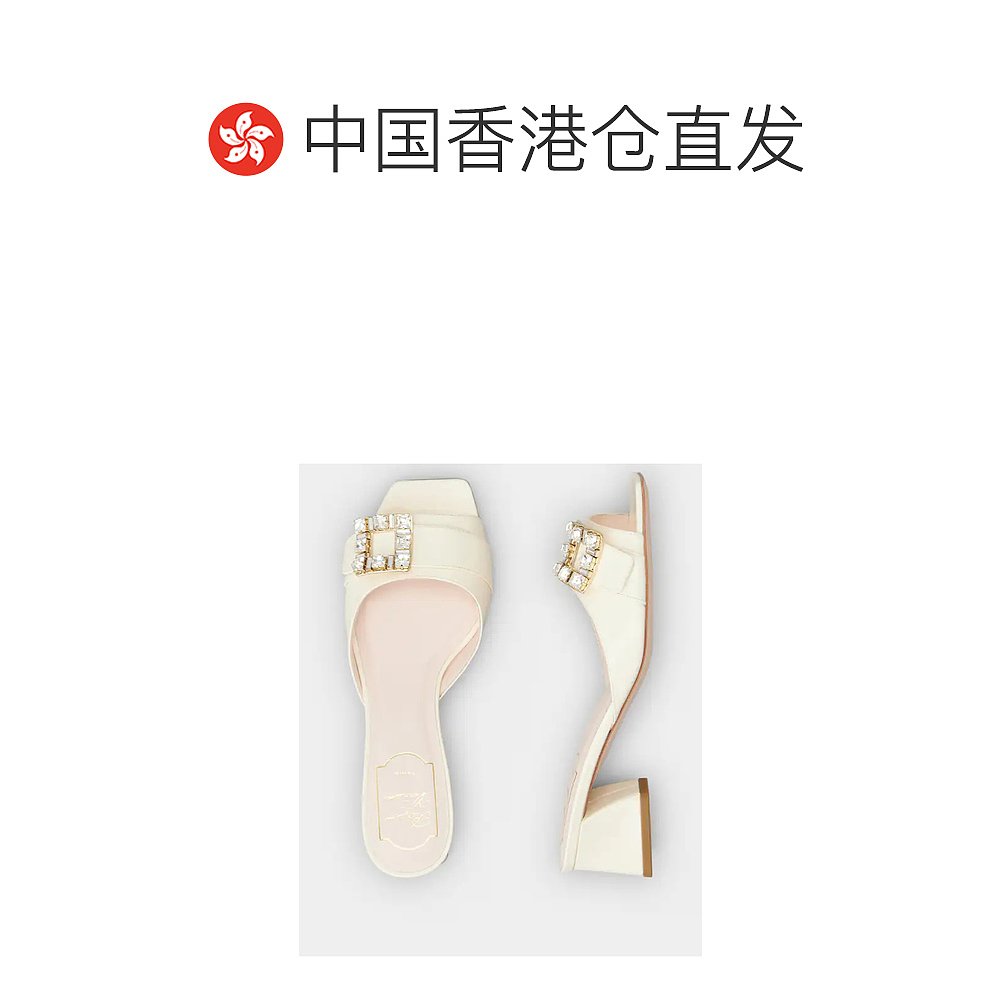 香港直邮Roger Vivier 方头高跟凉鞋 RVW53637960PBQ - 图1