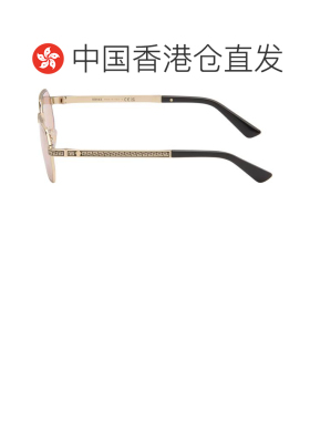 1h可退 香港直邮versace 范思哲 女士 金色 Greca Flow 太阳镜 0V