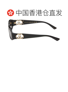 香港直邮Gucci 古驰 男士 黑色 Hailey 太阳镜 GG1661S001BLACKBL