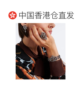 香港直邮Gucci 古驰 女士 GG Marmont 精饰戒指 metal金属色 舒适