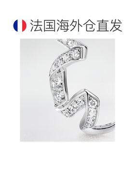 自营1h可退 欧洲直邮Dior迪奥 Couture 女士白色750/1000白金钻石