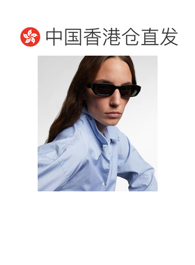 1h可退 香港直邮Prada 普拉达 女士 矩形太阳眼镜 black黑色 舒适