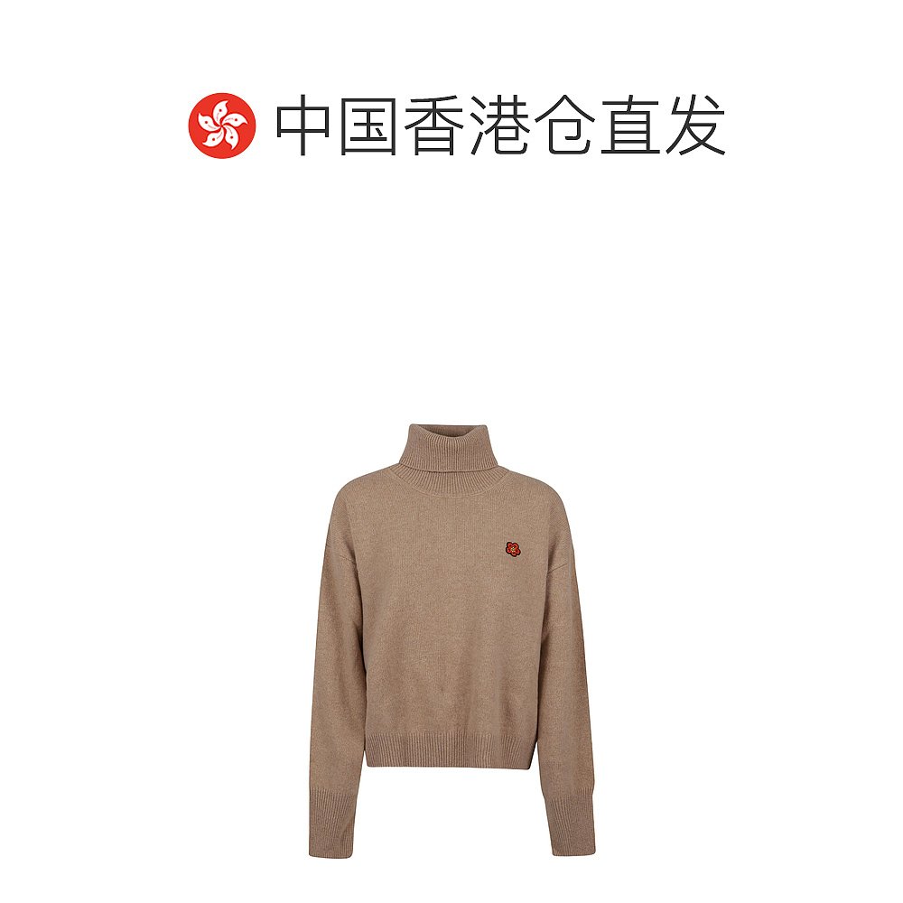 香港直邮Kenzo 高领长袖毛衣 FD62PU4323LC. - 图1