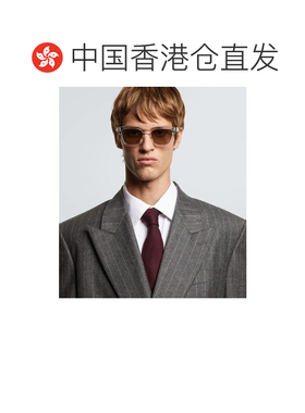 1h可退 香港直邮Saint Laurent 圣罗兰 男士 SL 790/F 矩形太阳眼