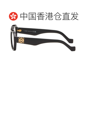 1h可退 香港直邮LOEWE 罗意威 男士 黑色 Anagram 眼镜 LW50113I5