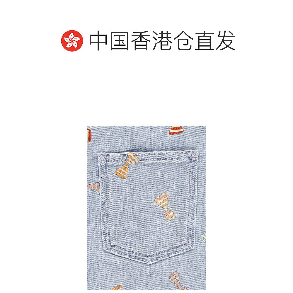 香港直邮Stella McCartney 刺绣牛仔背带裤 TUAA22Z1584 - 图1