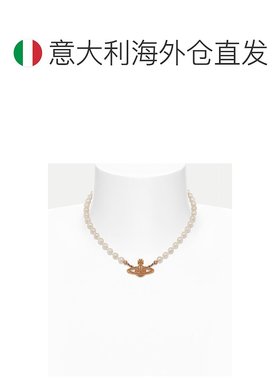 1h可退 欧洲直邮VIVIENNE WESTWOOD西太后迷你浅浮雕珍珠项链玫瑰