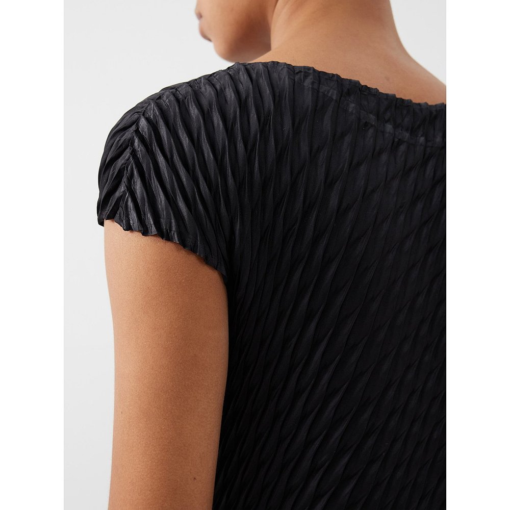 香港直邮Issey Miyake 女士Gleam technical-pleated 打褶上衣 - 图2