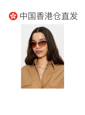 香港直邮CHLOÉ 女士太阳镜 CH0386S0004 CO 银色 Sunglasses