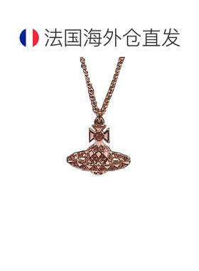 自营欧洲直邮Vivienne Westwood西太后 女士粉色金属四叶草星球吊