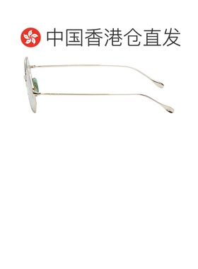 1h可退 香港直邮Gucci 古驰 女士 金色 Octangular 太阳镜 GG1814