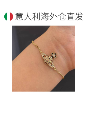 欧洲直邮VIVIENNE WESTWOOD西太后星球时尚手链女士黑色配饰