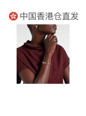 1h可退 香港直邮Bottega Veneta 葆蝶家 女士 打结纯银手链手镯