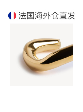 自营欧洲直邮Balenciaga巴黎世家 Eisa女士金色黄铜手镯
