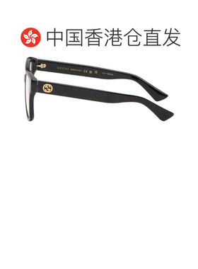 香港直邮Gucci 古驰 女士 黑色 Large Square Acetate 眼镜 GG134