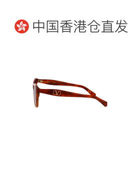 1h可退 香港直邮valentino 华伦天奴 女士 雪茄色醋纤太阳眼镜 VG