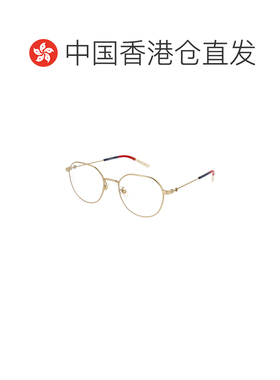 香港直邮GUCCI 女士眼镜 GG0684O003 SS2026 白色 复古圆框平光镜