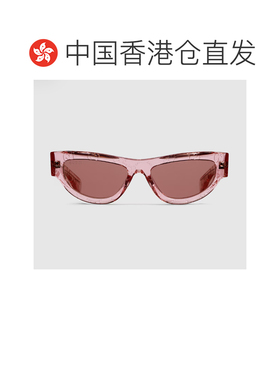 1h可退 香港直邮Gucci 古驰 女士 猫眼造型镜框太阳眼镜 819555J0