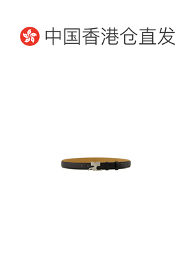 Courreges 扣环皮质边饰腰带 126ACE024CR0070皮带【付后1h可退】