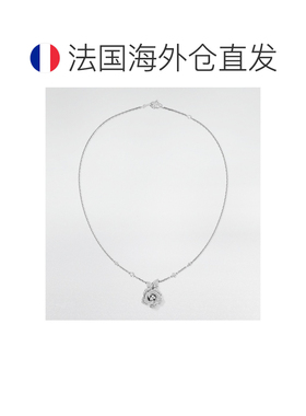 自营1h可退 欧洲直邮Dior迪奥 Rose  Bagatelle女士白金钻石项链