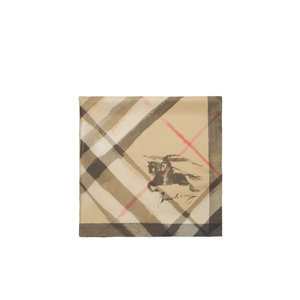1h可退 香港直邮BURBERRY/博柏利 水彩格纹围巾 Women crov真丝