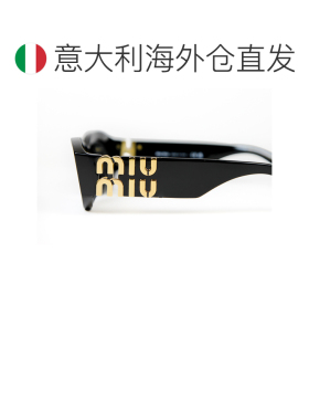 自营MIUMIU缪缪椭圆形logo标识太阳镜带镜盒0MU11WS/SMU11W