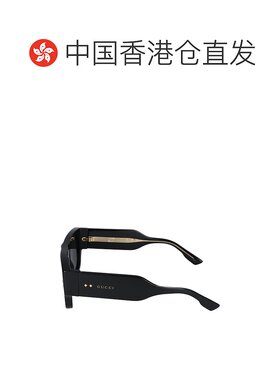 香港直邮Gucci 古驰 男士 徽标太阳镜 GG1262S black黑色 舒适时