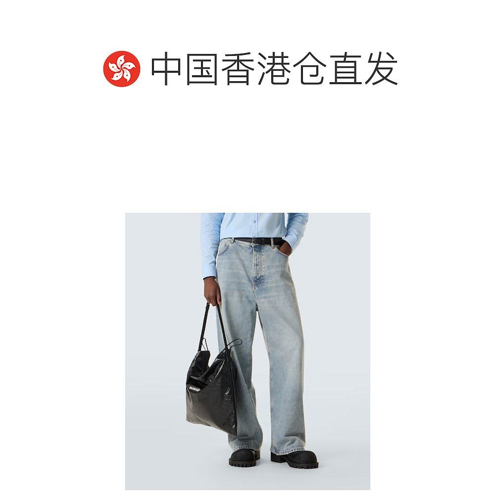 1h可退 香港直邮Balenciaga 巴黎世家 男士 皮革肩包 black黑色,淘宝优惠券,粉丝福利购,淘宝优惠卷