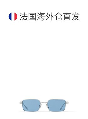 自营1h可退 欧洲直邮LV路易威登 男士蓝色金属方形太阳镜