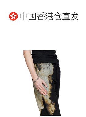 mcqueen 亚历山大 麦昆 男士 银色 Skull Chain 手链 809