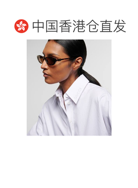 1h可退 香港直邮Gucci 古驰 女士 猫眼太阳眼镜 brown棕色 舒适时
