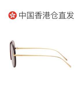 香港直邮LOEWE 罗意威 男士 金色 Safari 太阳镜 LW40192U0030S19
