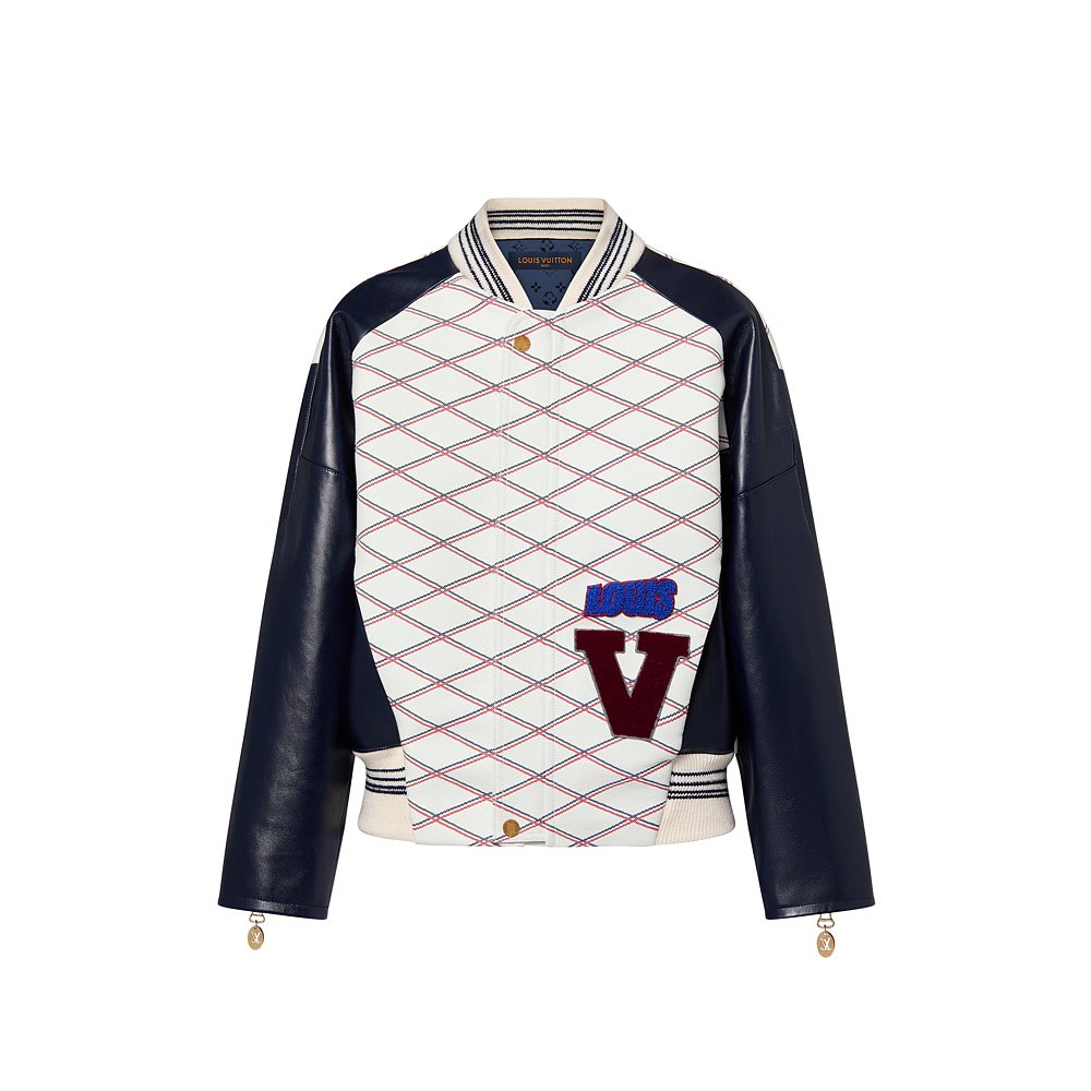 欧洲直邮LOUIS VUITTON/路易威登 Blouson varsity imprime Mall-图2