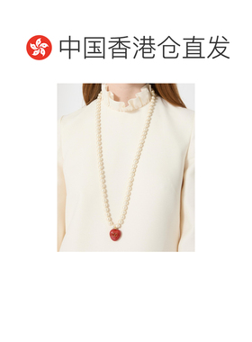 香港直邮VALENTINO 女士项链 WJ0Y07LTDR5P CO 白色 徽标项链