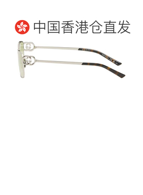 1h可退 香港直邮Gucci 古驰 女士 银色太阳镜 GG2045S004SILVERSI