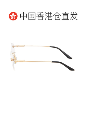 香港直邮versace 范思哲 女士 金色无框眼镜 0VE1305100255805626