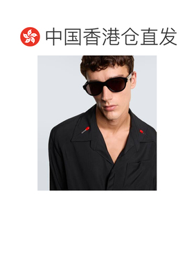 1h可退 香港直邮Bottega Veneta 葆蝶家 男士 经典款圆形太阳眼镜