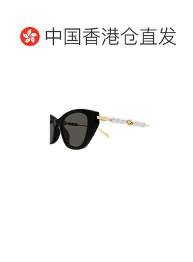 香港直邮Gucci 古驰 女士 Eyewear 貓眼框太陽眼鏡 GG1968S001BLA